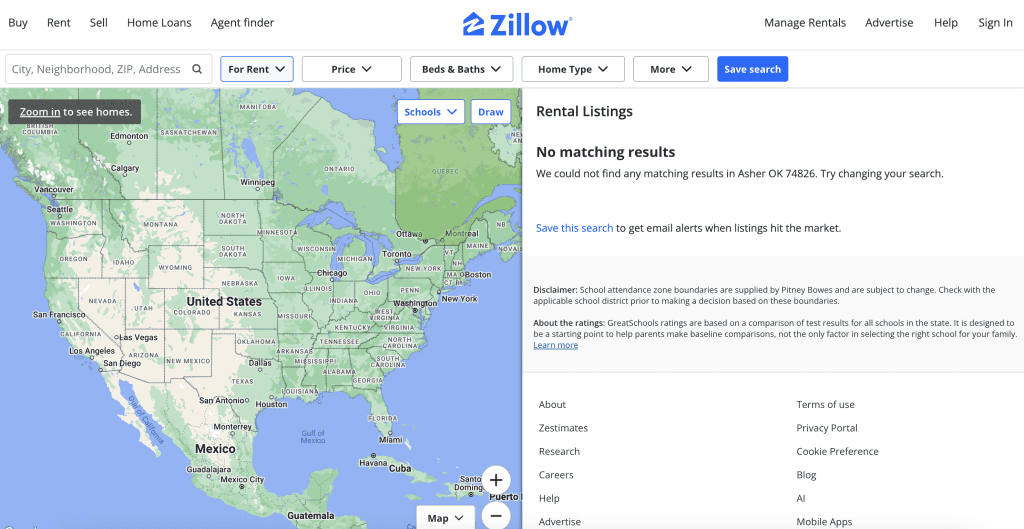 Zillow's Real Estate Listings